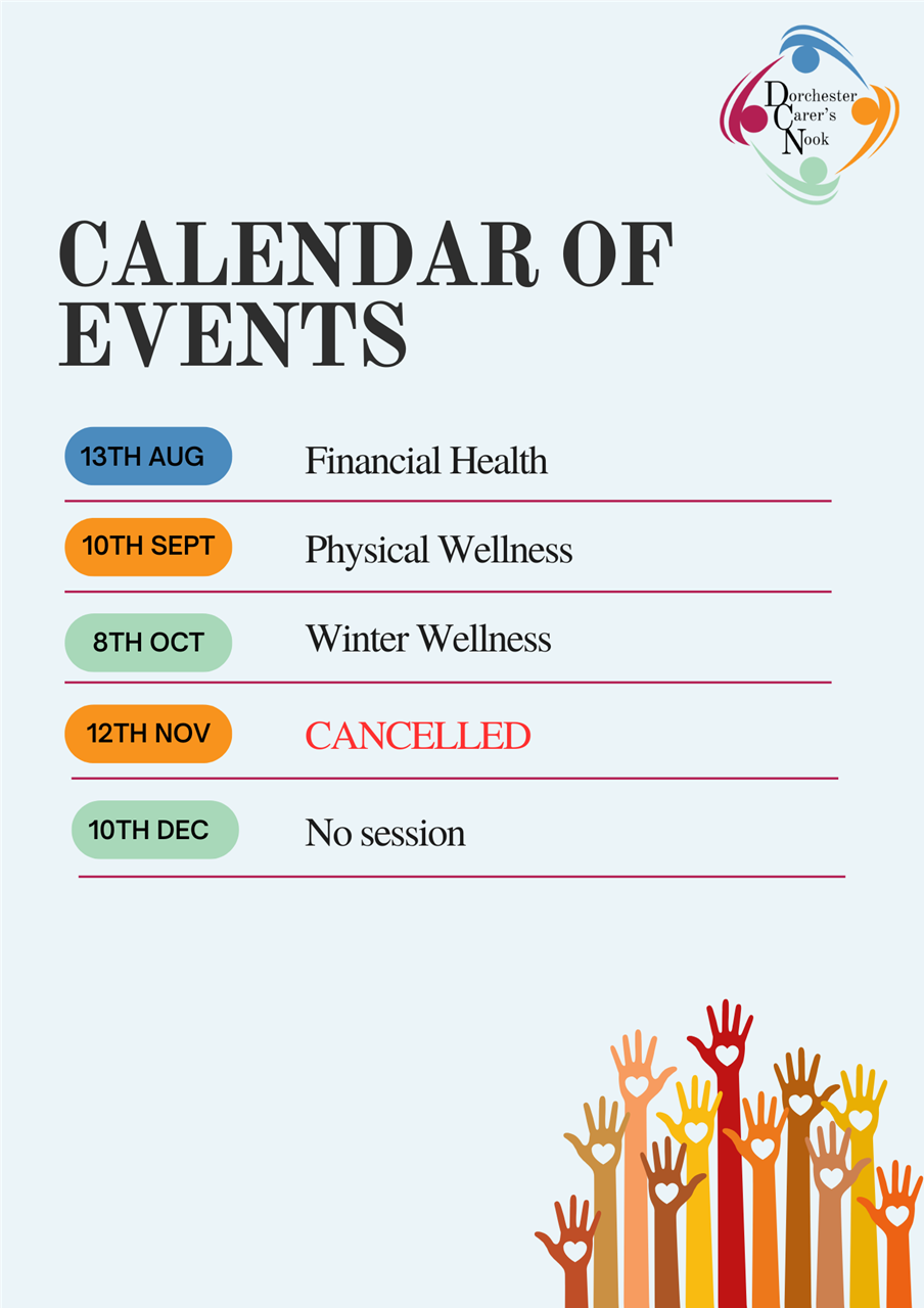 Calendar of events
