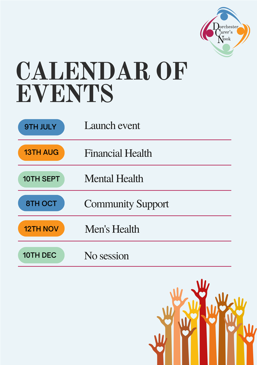 Calendar of events